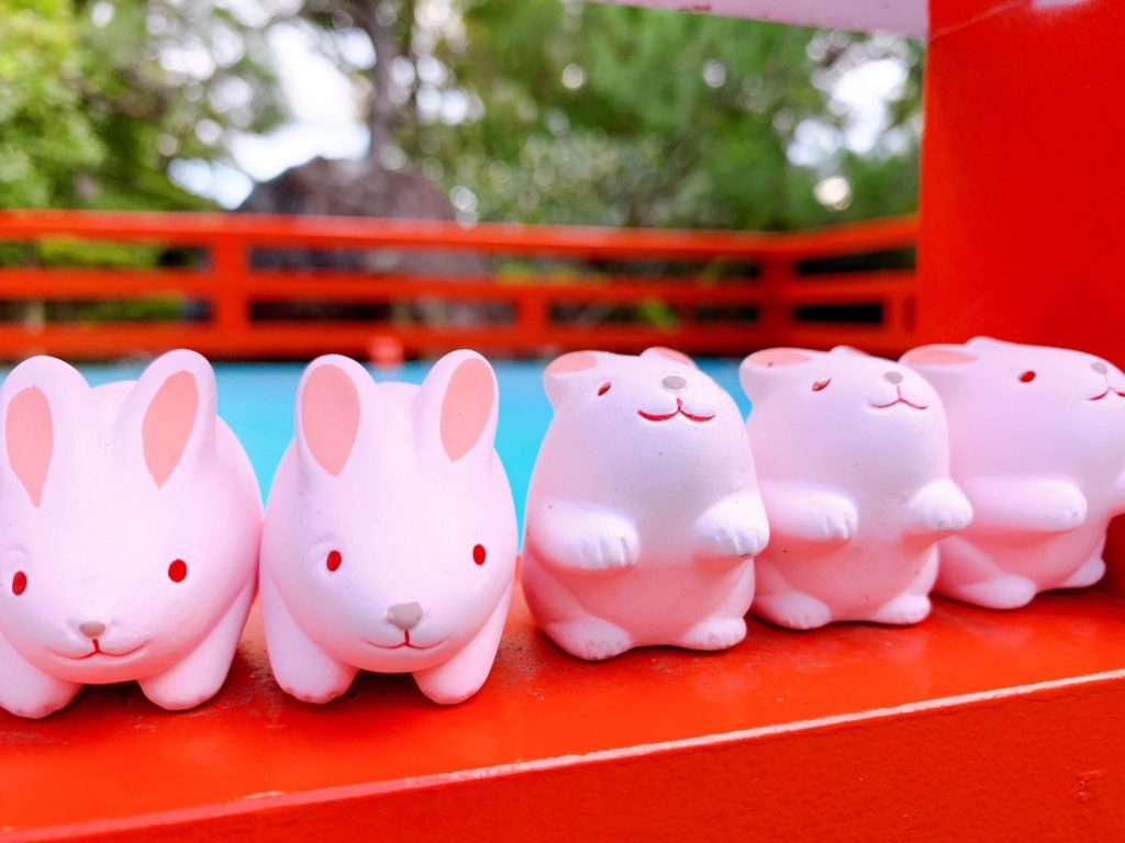 岡崎神社 うさぎみくじ　おみくじ